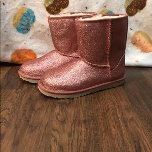 Pink sparkly Uggs